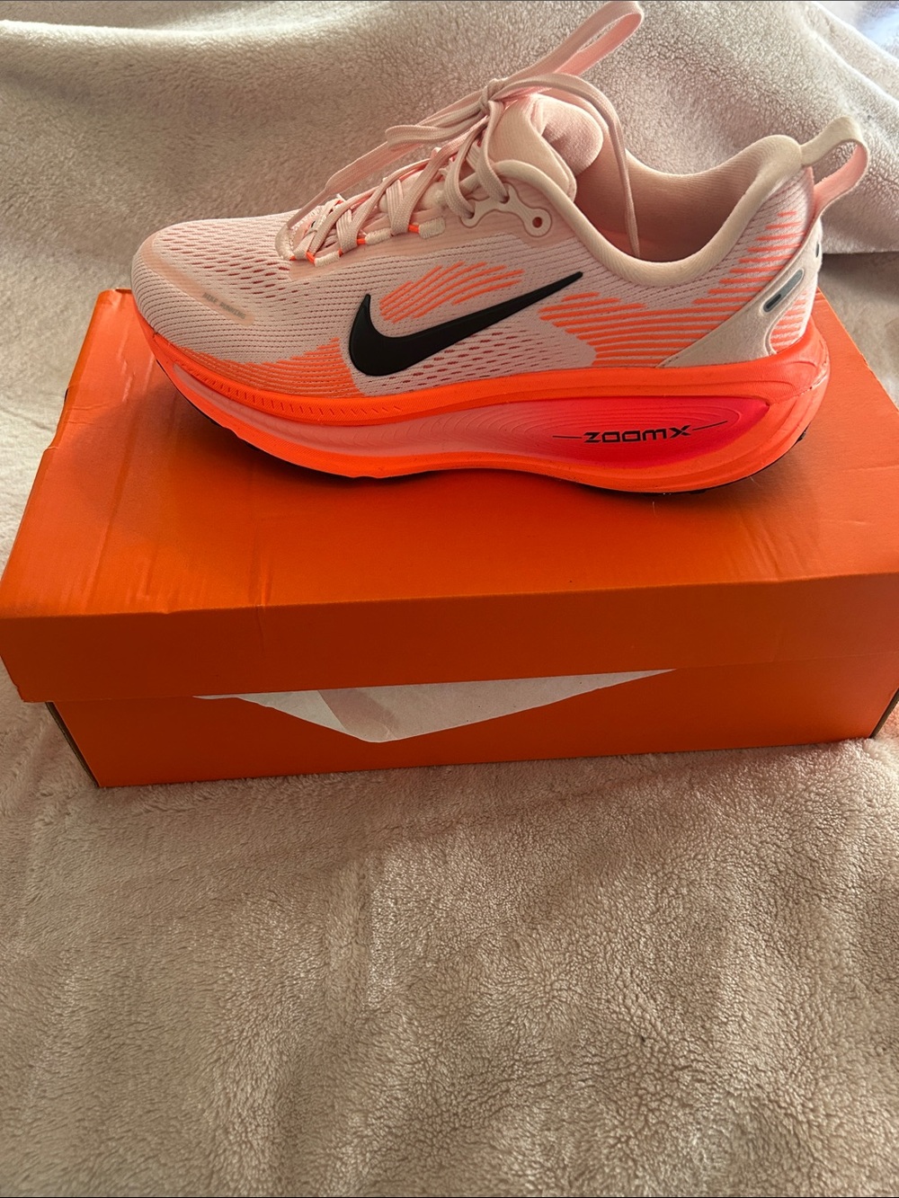 Nike Women’s Pink and Orange ZoomX Running Shoe